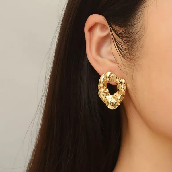 Gold_Stainless_Steel_Alloy_Earrings_For_Women