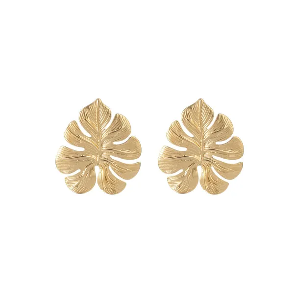 Gold_Stainless_Steel_Alloy_Earrings_For_Women