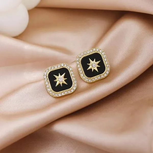 Black_Stainless_Steel_Alloy_Earrings_For_Women