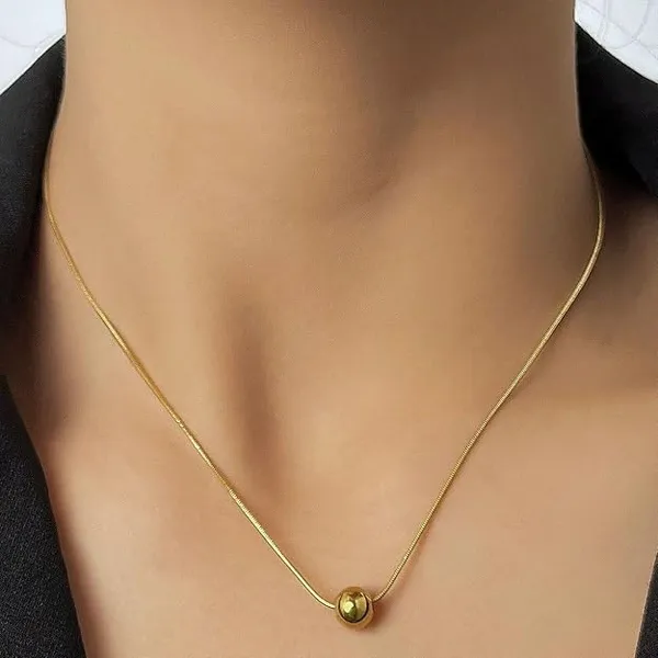 Gold_Stainless_Steel_Alloy_Necklace_For_Women