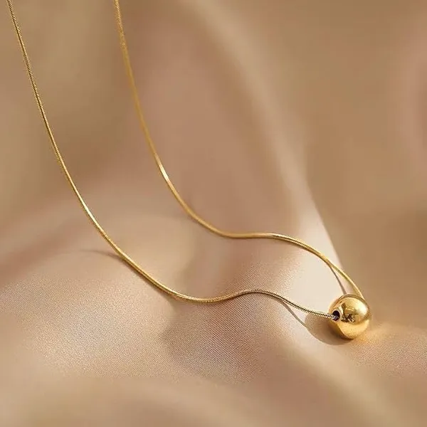 Gold_Stainless_Steel_Alloy_Necklace_For_Women