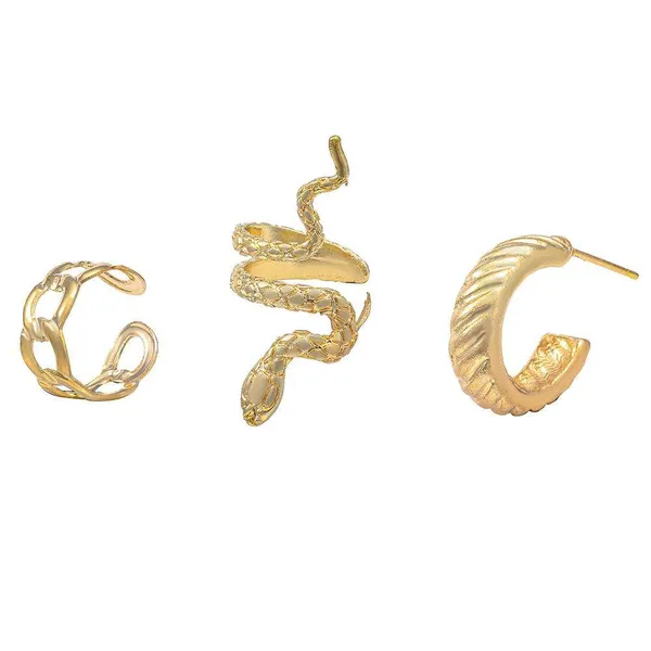 Gold_Stainless_Steel_Alloy_Earrings_For_Women_Set_Of_3