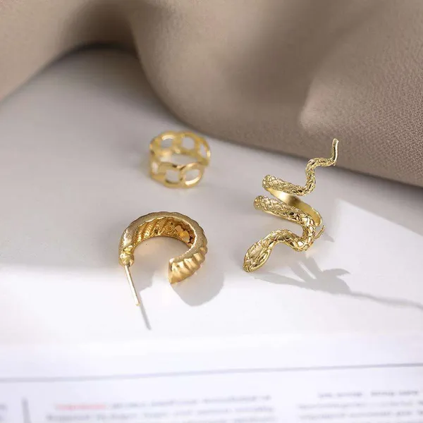 Gold_Stainless_Steel_Alloy_Earrings_For_Women_Set_Of_3
