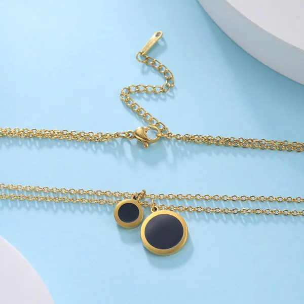 Gold_And_Black_Stainless_Steel_Alloy_Necklace_For_Women