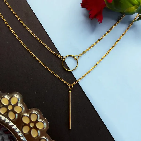 Gold_Stainless_Steel_Alloy_Necklace_For_Women
