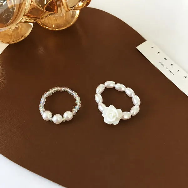 White_Stainless_Steel_Alloy_Ring_For_Women_Set_Of_2