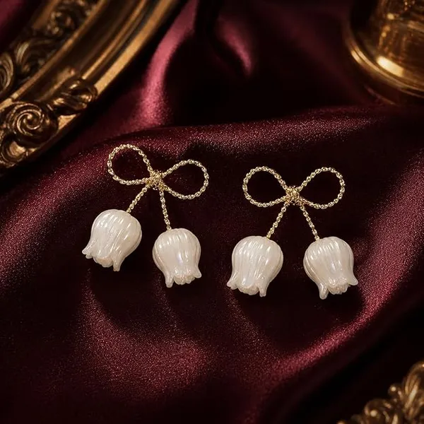 Gold_Stainless_Steel_Alloy_Earrings_For_Women