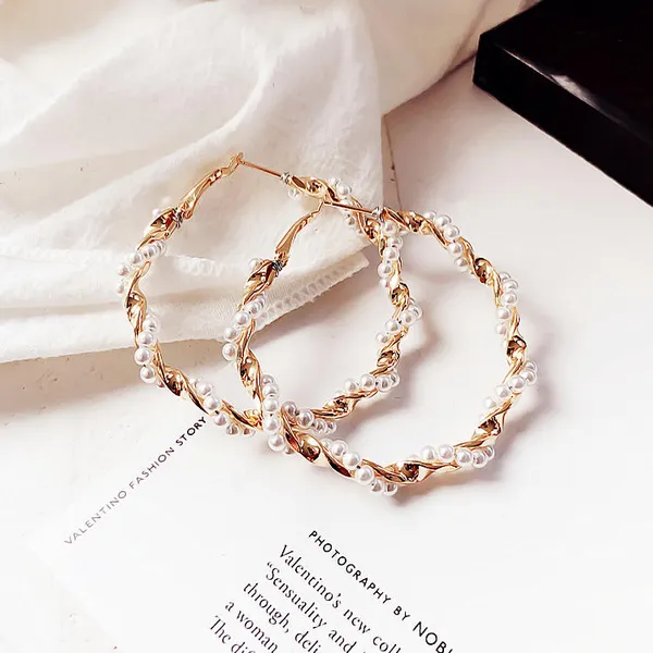 Gold_Stainless_Steel_Alloy_Earrings_For_Women