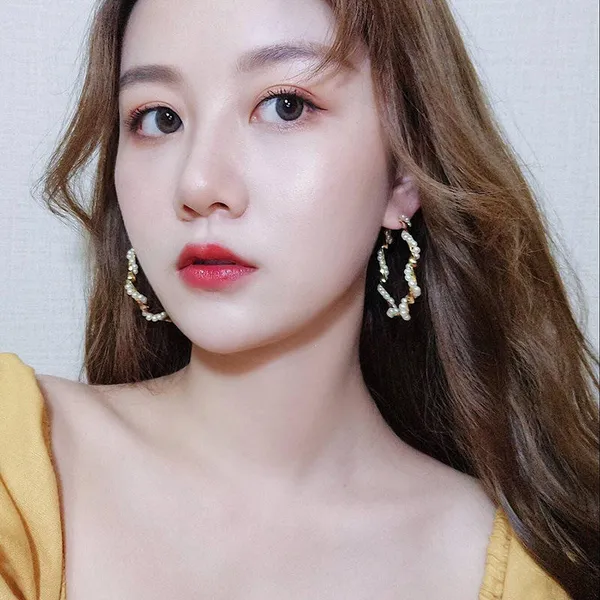 Gold_Stainless_Steel_Alloy_Earrings_For_Women