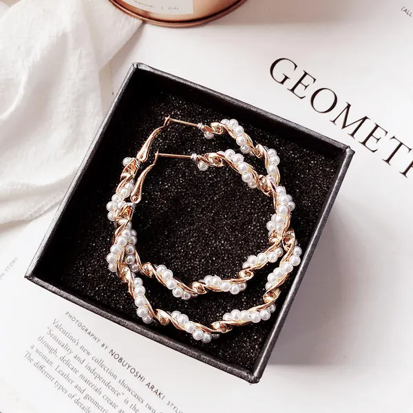 Gold_Stainless_Steel_Alloy_Earrings_For_Women