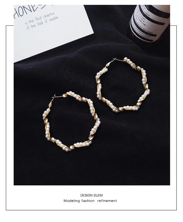 Gold_Stainless_Steel_Alloy_Earrings_For_Women