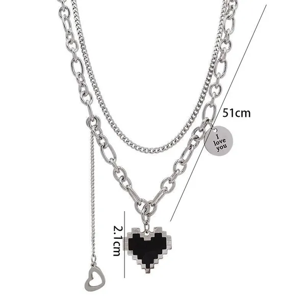 Black_Stainless_Steel_Alloy_Necklace_For_Women