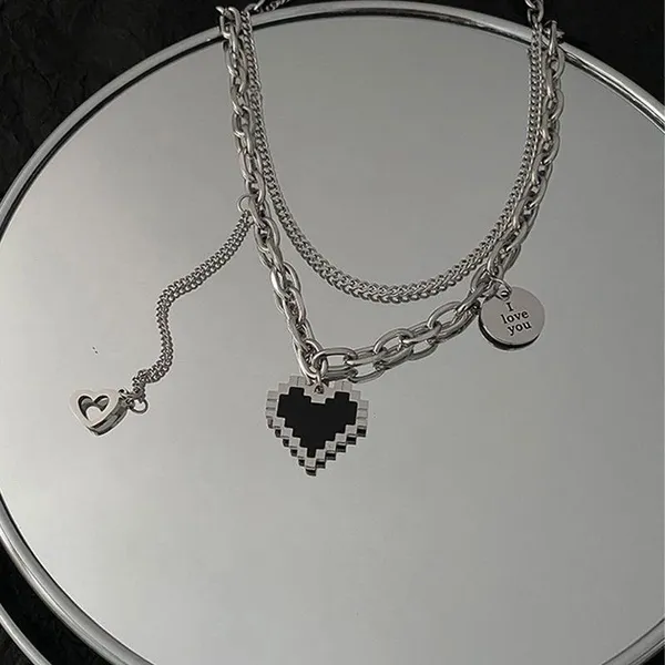 Black_Stainless_Steel_Alloy_Necklace_For_Women
