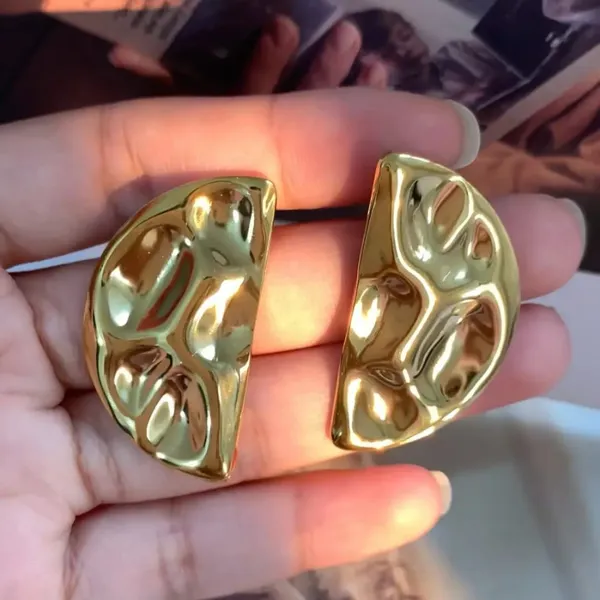 Gold_Stainless_Steel_Alloy_Earrings_For_Women