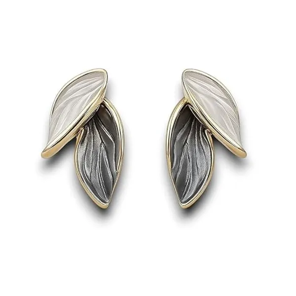 Silver_Stainless_Steel_Alloy_Earrings_For_Women
