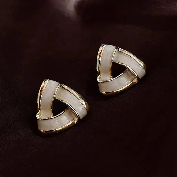 White_Stainless_Steel_Alloy_Earrings_For_Women