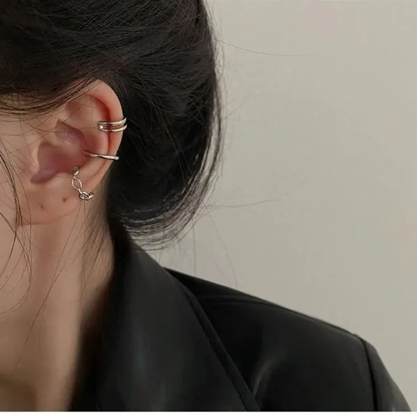 Silver_Stainless_Steel_Alloy_Earcuff_For_Women_Set_Of_3