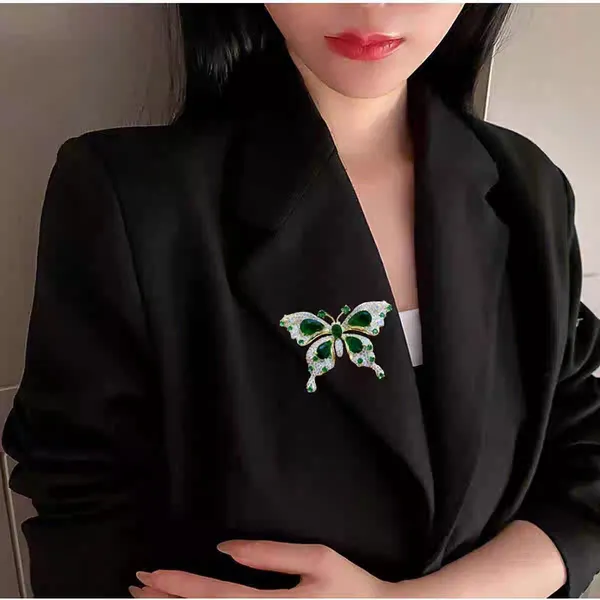 Green_Stainless_Steel_Alloy_Brooch_For_Unisex