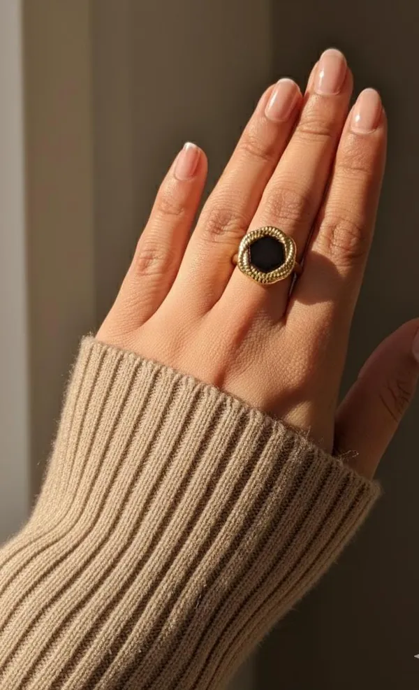 Gold_Stainless_Steel_Alloy_Ring_For_Women