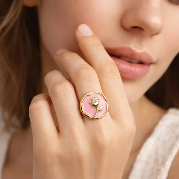 Gold_Stainless_Steel_Alloy_Ring_For_Women