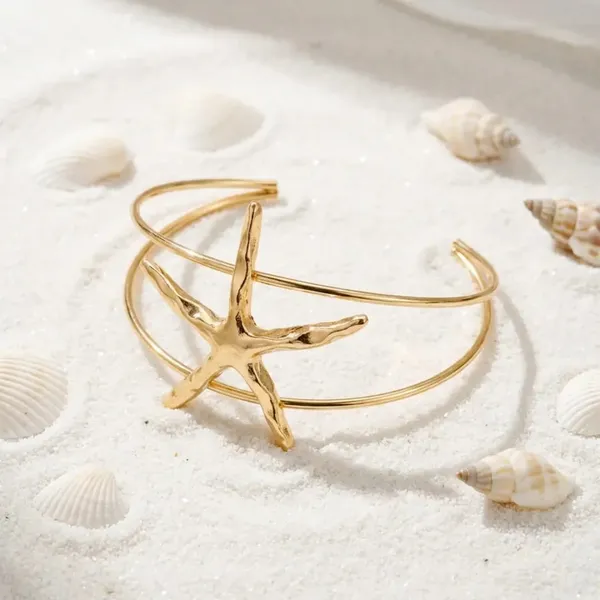 Gold_Stainless_Steel_Alloy_Armlets_For_Women
