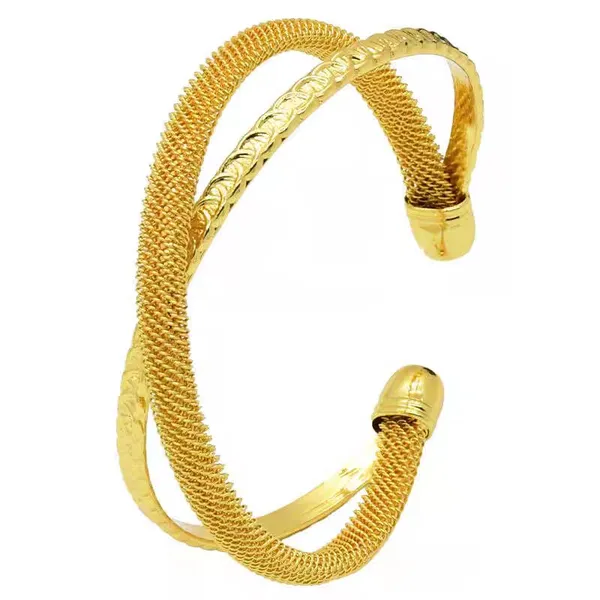 Gold_Stainless_Steel_Alloy_Bracelet_For_Women