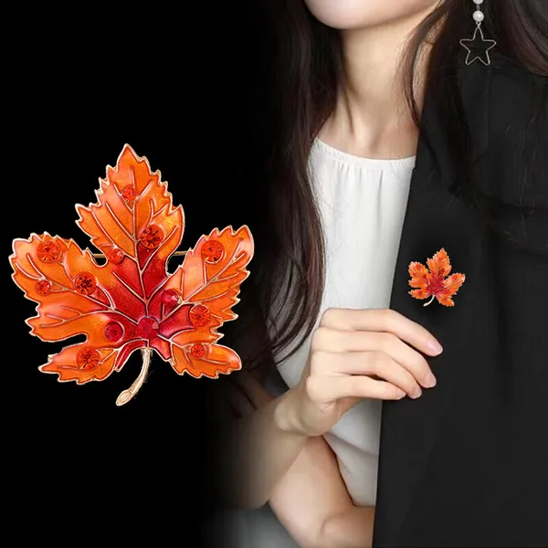Orange_Stainless_Steel_Alloy_Brooch_For_Unisex