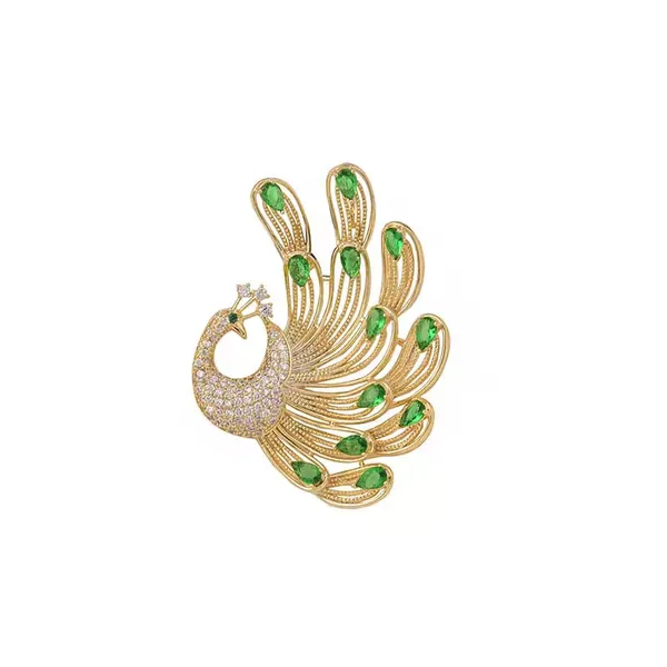 Gold_Stainless_Steel_Alloy_Brooch_For_Unisex