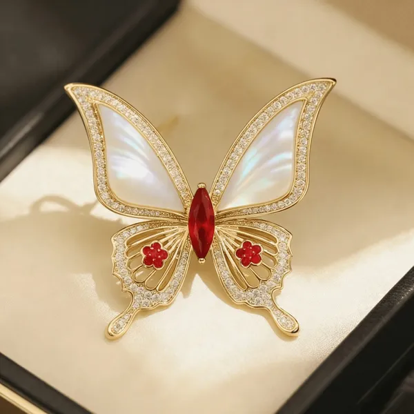 Gold_Stainless_Steel_Alloy_Brooch_For_Unisex