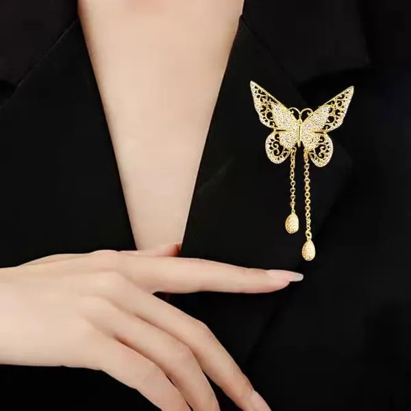 Gold_Stainless_Steel_Alloy_Brooch_For_Unisex