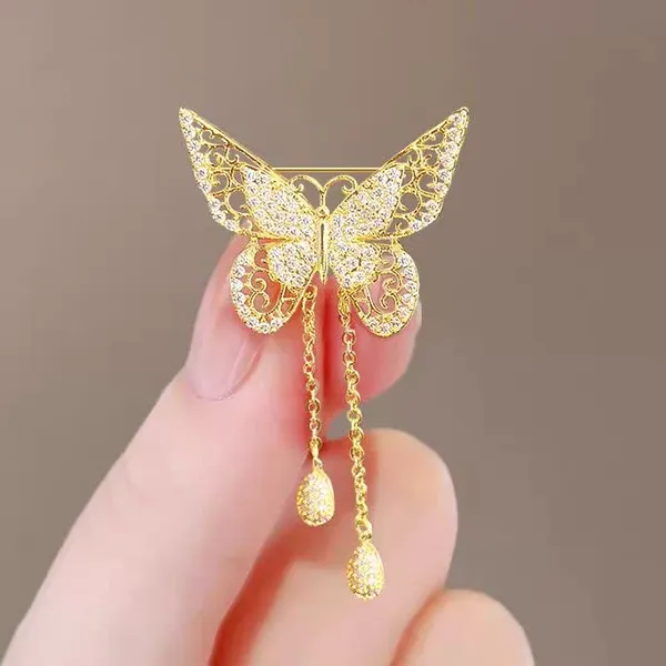 Gold_Stainless_Steel_Alloy_Brooch_For_Unisex