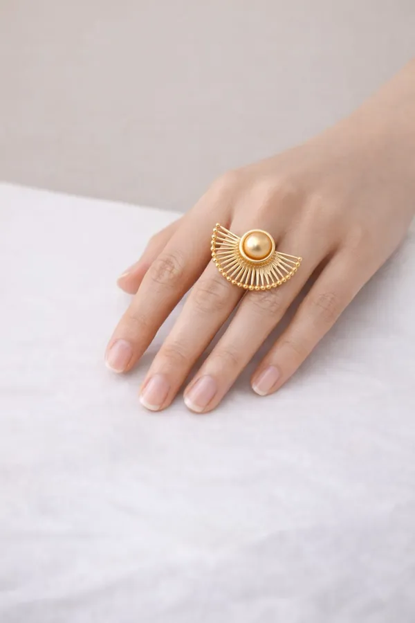 Gold_Stainless_Steel_Alloy_Ring_For_Women