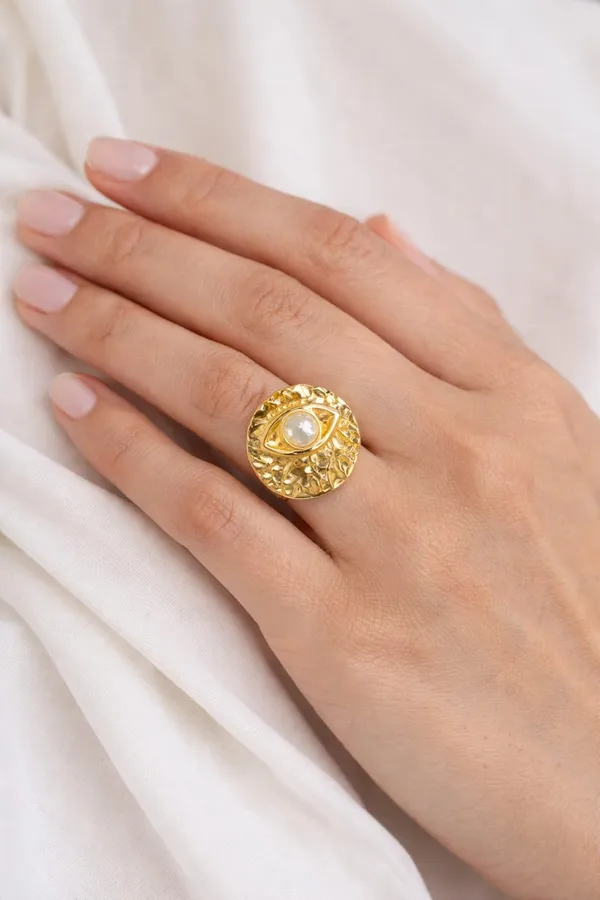 Gold_Stainless_Steel_Alloy_Ring_For_Women