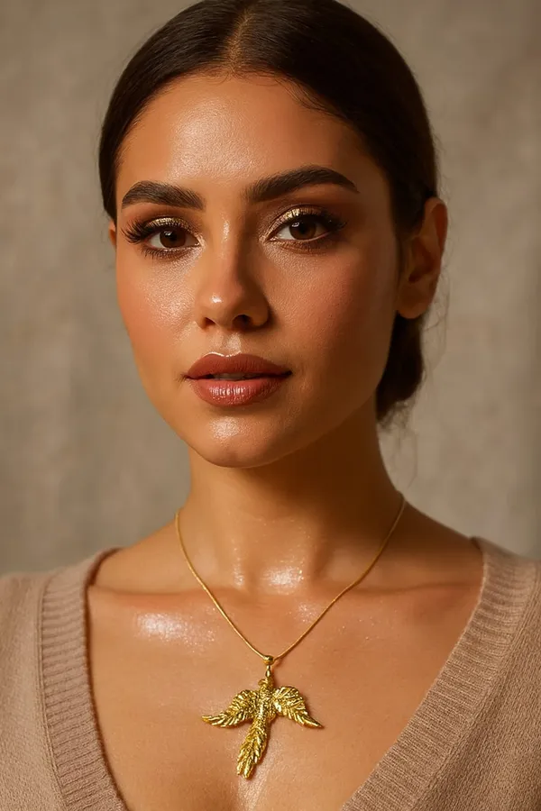Gold_Stainless_Steel_Alloy_Necklace_For_Women