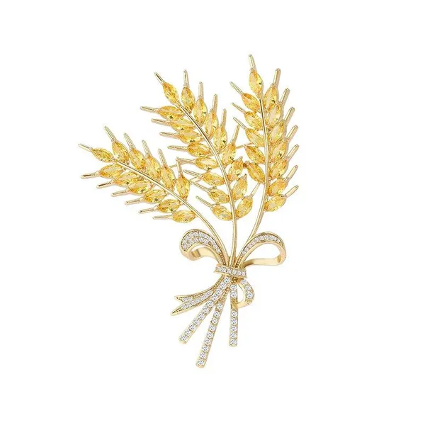Gold_Stainless_Steel_Alloy_Brooch_For_Unisex