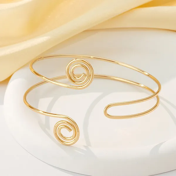 Gold_Stainless_Steel_Alloy_Armlets_For_Women