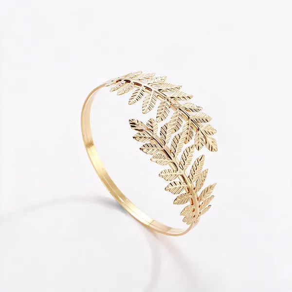 Gold_Stainless_Steel_Alloy_Armlets_For_Women