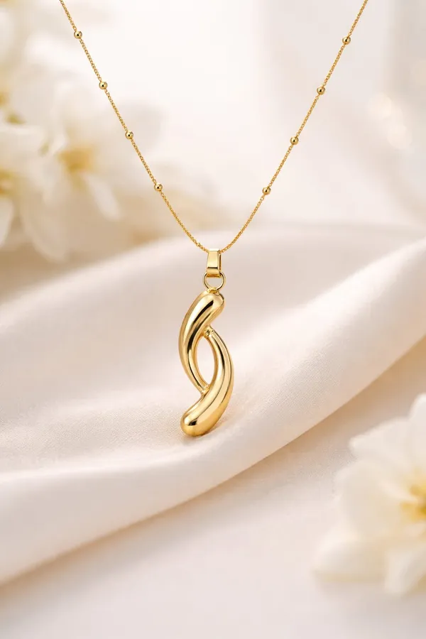 Gold_Stainless_Steel_Alloy_Necklace_For_Women