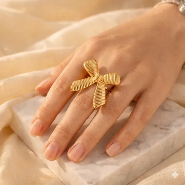 Gold_Stainless_Steel_Alloy_Ring_For_Women