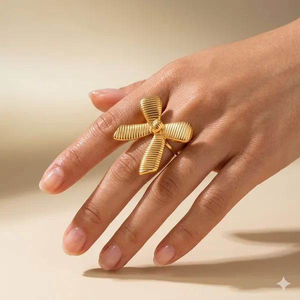 Gold_Stainless_Steel_Alloy_Ring_For_Women