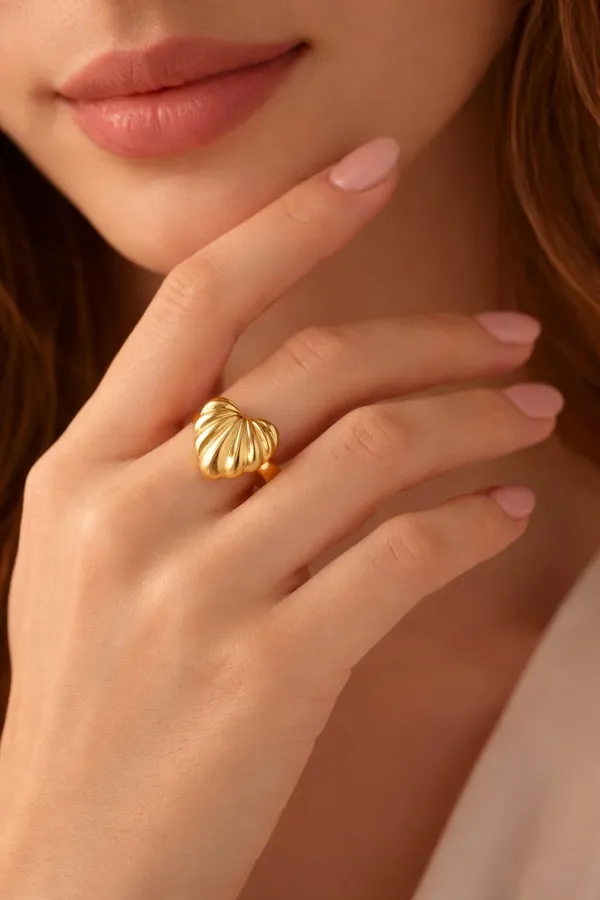 Gold_Stainless_Steel_Alloy_Ring_For_Women