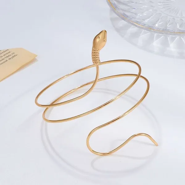 Gold_Stainless_Steel_Alloy_Armlet_For_Women