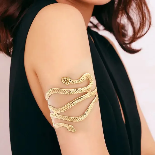 Gold_Stainless_Steel_Alloy_Armlet_For_Women
