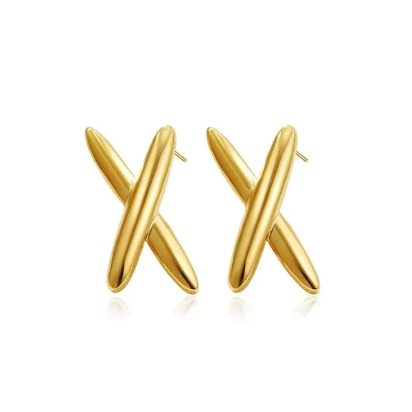 Gold_Stainless_Steel_Alloy_Earrings_For_Women