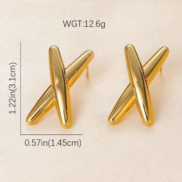 Gold_Stainless_Steel_Alloy_Earrings_For_Women