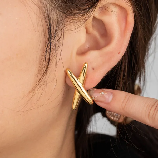 Gold_Stainless_Steel_Alloy_Earrings_For_Women