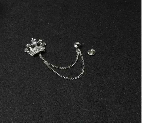 Silver_Stainless_Steel_Alloy_Brooch_For_Unisex
