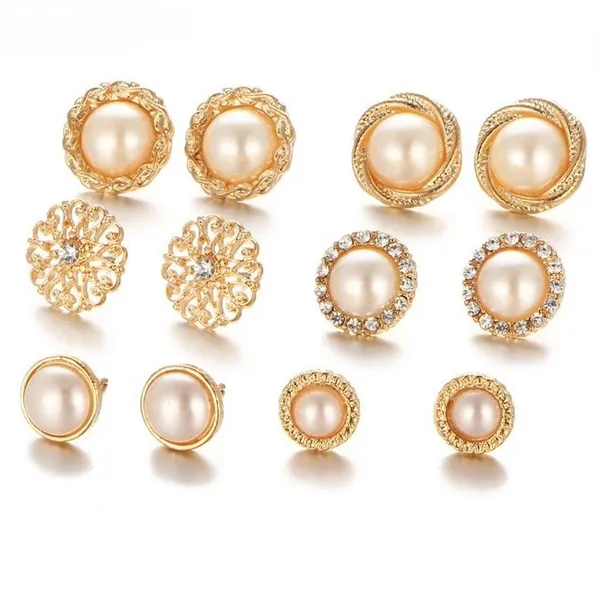 Gold_Stainless_Steel_Alloy_Earrings_For_Women_Set_Of_6
