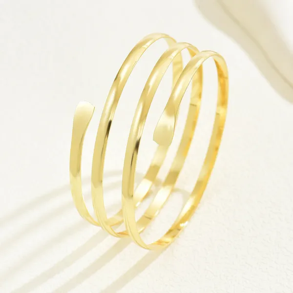 Gold_Stainless_Steel_Alloy_Armlets_For_Women