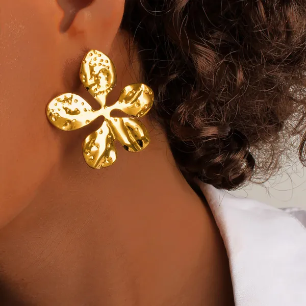 Gold_Stainless_Steel_Alloy_Earrings_For_Women
